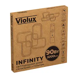 Світильник LED smart INFINITY VIOLUX 90W 3000-5000K +пульт IP20 білий ( 220380 ) - мініатюра 10