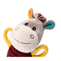 Іграшка для Собак Gigwi Plush Friendz Віслюк з пищалкою 16 х 8 х 8 см - мініатюра 3