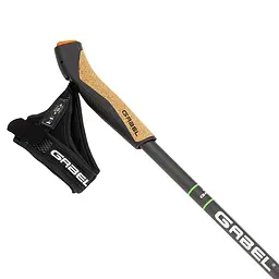 Палиці для скандинавської ходьби Gabel X-5 Black 120 (7009351141200) фіксованої довжини - мініатюра 2