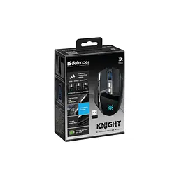 Мишка Defender Knight GM-885 Wireless Black (52885) - мініатюра 7