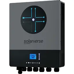Гібридний сонячний інвертор Solarverse Ampere Double 8 кВт 48 В (SV8048AD) [175741]
