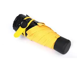 Кишеньковий парасолька Pocket Umbrella, жовтий - мініатюра 2
