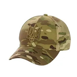 Бейсболка класична Rip Stop Мультикам Тризуб one size