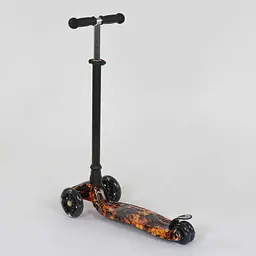 Самокат дитячий Best Scooter 59х17х26 см Чорно-жовтогарячий 000231414 - мініатюра 5