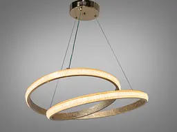 Підвісна люстра LED Diasha XH1017/600G золото 65Вт 3575Лм - мініатюра 2