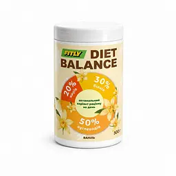 Функціональний коктейль Diet Balance, 500 грам - Ваніль Fitly vit0004417