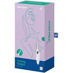 Вібратор для клітора Satisfyer Twirling Delight Білий - мініатюра 5