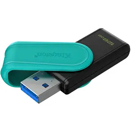 USB флеш накопичувач Kingston 128GB DataTraveler Exodia S Black/Turquoise USB 3.2 (DTXS/128GB) - мініатюра 2