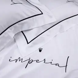 Комплект постільної білизни MirSon Imperial Tencel №01 White 160х220 см (2200010753288) - мініатюра 7