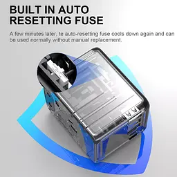 Універсальний адаптер Otravel для подорожей чорний 30W SL-207 - мініатюра 10