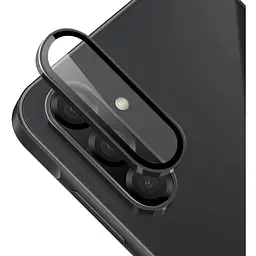 Захисне скло на камеру DK для Samsung Galaxy A56 A566 Lens Metal Ring Eagle Eye 020527 black