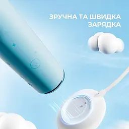 Електрична зубна щітка дитяча Oclean Kids Electric Toothbrush Blue - синя - мініатюра 7