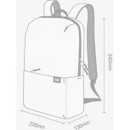 Рюкзак Xiaomi Mi Casual Daypack 10 літрів чорний - мініатюра 6
