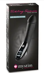 Вібратор із електростимуляцією Mystim Tickling Truman eStim Black Mystim SO3472 90401 - мініатюра 4