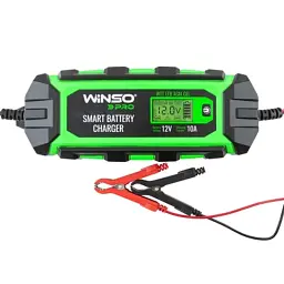 Зарядний пристрій для автомобільного акумулятора WINSO PRO LCD 10A, 12V, 4-200Ah (139520)