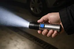 Ліхтарик ручний BL K31 USB CHARGE / Ліхтар на акумуляторі / Ліхтар світлодіодний - мініатюра 4