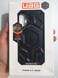 Чохол протиударний для iPhone 17 UAG Monarch Pro MagSafe Carbon Fiber Red 114516119042 - мініатюра 2