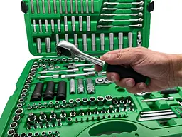 Набір інструменту комбінований 1/4", 3/8", 1/2" 163 од. TOPTUL GCAI163R - мініатюра 2