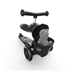 Самокат Scoot and Ride Highwaykick-1 Lifestyle Зебра, чорний (SR-210621-ZEBRA) - мініатюра 7