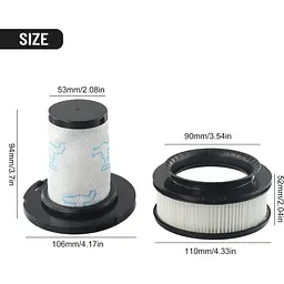 Набір фільтрів для пилососа Rowenta X-Force Flex 11.60, X-Force Flex 12.60, X-Force Flex 14.60, 15.60, (ZR009007, ZR009008) - мініатюра 7
