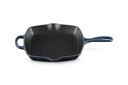 Сковорода-гриль Le Creuset Signature Cast Iron Square Grillit 26 см синя 20183261290422 - мініатюра 3