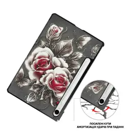 Чохол до планшета BeCover Smart Case Samsung Galaxy Tab S10 Lite SM-X400/406 10.9" Black Rose (715924) - мініатюра 4