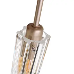 Люстра стельова Brille в спальню Е14 40W BZ (LK-698C/6) - мініатюра 5