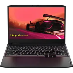 Ноутбук Lenovo 15 IdeaPad Gaming 3 15ACH6 1920х1080/AMD Ryzen 5 5500H/16 ГБ/ 512 ГБ/RTX 2050/Dos/black (82K2027ARM) Б/в