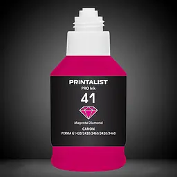 Чорнило PRINTALIST GI-41 для Canon Pixma G2420/3420 190г Magenta водорозчинне (PL41M) - мініатюра 4