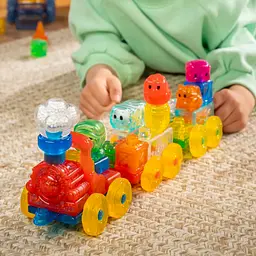 Сенсорний конструктор Jelly Blox Поїзд (937685) - мініатюра 8