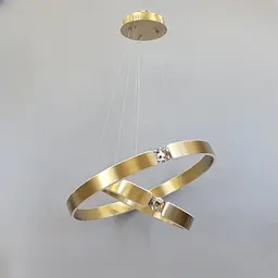 Led люстра кільця Art BX5001/40+60 GD - мініатюра 10