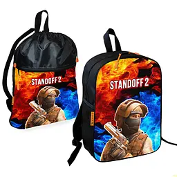 Шкільний рюкзак дитячий Standoff 2 + Сумка для взуття спортивної форми рюкзак-мішок для хлопчика (01843)