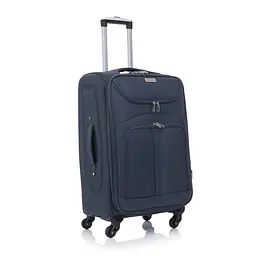 Валіза Semi Line 24 дюйми (M) T5962-2, 66+10 л, з розширювачем, темно-синій