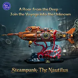 Конструктор Pantasy Steampunk- Наутілус (85029) - мініатюра 2
