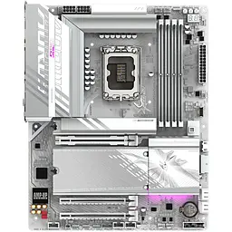 Материнська плата Z89 AORUS ELITE WF7 ICE s1851 Z890 4xDDR5 M.2 HDMI DP Wi-Fi BT ATX білий Gigabyte teh0018962