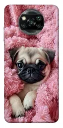 TPU чохол Demsky Мопс у ніжностях для Xiaomi Poco X3 NFC / Poco X3 Pro