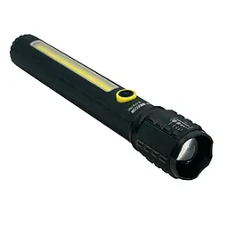 Ліхтар ручний BL C73 P50, світлодіодний акумуляторний з USB заряджанням COB, металевий корпус
