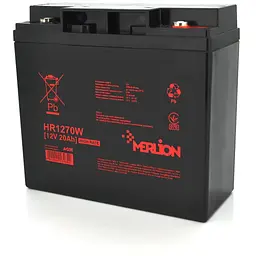 Акумуляторна батарея MERLION HR1270W, 12V 20Ah (181 х 77 х 167 (167)), Q4