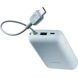 Портативна батарея Xiaomi Power Bank 10000 mAh 22.5W Integrated Cable Blue (BHR9073GL) - мініатюра 4