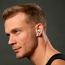 Бездротові навушники Hoco EW75 True wireless stereo headset, BT5.4, 30mAh, 300mAh, 4h, white - мініатюра 11