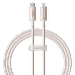 Дата кабель Baseus Habitat Series Fast Charging Type-C to Lightning 20W (2m) (P10360201) Wheat Pink