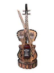 Сувенірна скрипка Джек Деніелс з чарками Подарунок Jack Daniel's Tennessee - мініатюра 5