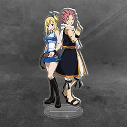 Акрилова колекційна фігурка Аніме: Fairy Tail Казка про хвост феї Люсі Хартфілія та Нацу Драгніл 15 см