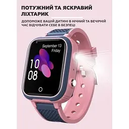 Дитячий наручний розумний годинник Smart Baby Watch LT21 з GPS Рожевий - мініатюра 5