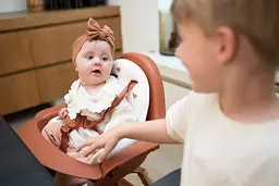 Стілець для годування Childhome Evolu 2 з бампером, коричневий (CHEVOCHRU) - мініатюра 23