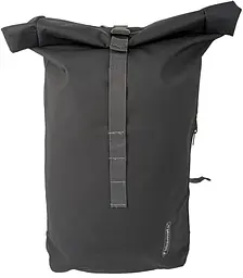 Сумка на багажник Bikemate 2в1, велорюкзак з дощовиком 22 л, чорна, до 8 кг - мініатюра 8