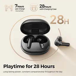 Бездротові навушники TWS SoundPEATS T3 Pro з активним шумозаглушенням та режимом прозорості (Чорний) - мініатюра 3