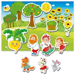 Магнітний театр Vladi Toys Академія розвитку Ріпка укр. мова (VT3206-29) - мініатюра 3