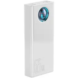 Зовнішній акумулятор (Power Bank) Baseus Amblight Quick Charge 65W 30000 mAh White (PPLG-A02) - мініатюра 2