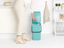 Відро для сміття Brabantia Sort&Go, 25 л, м'ятний (129902) - мініатюра 5